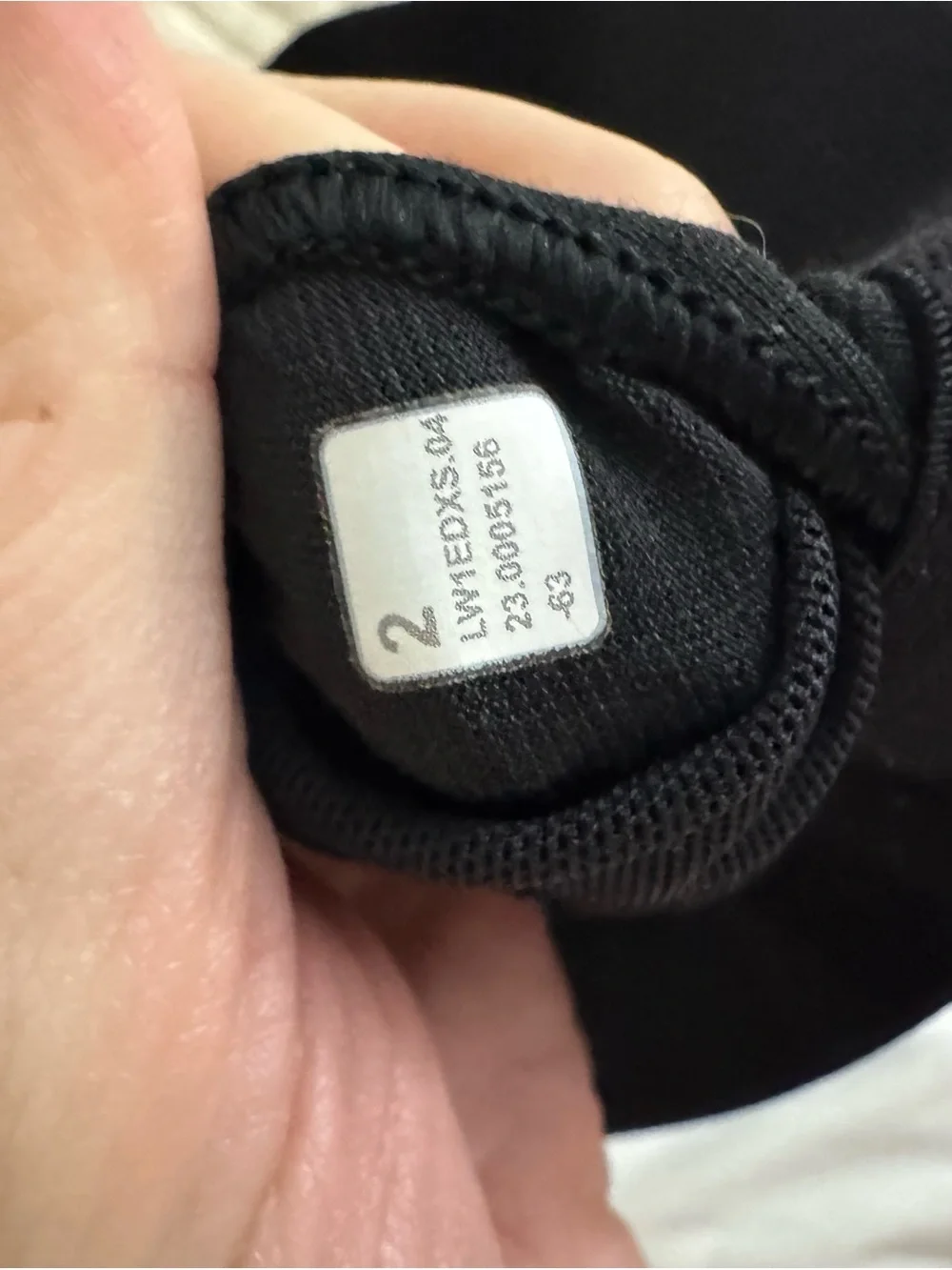lululemon athletica Black Strappy Cropped Sports Bra Size 2